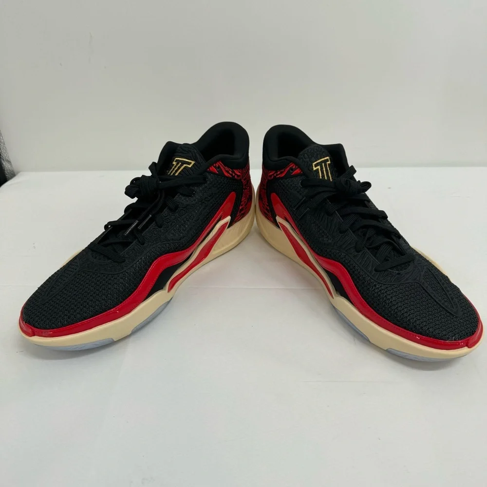NWOB Nike Air Jordan Jason Tatum 1 Zoo Men’s 13 Black Gold Red DX5572-001 New